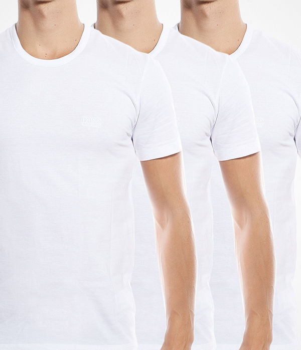 Hugo Boss 3-pack Classic Crew Neck T-shirt White