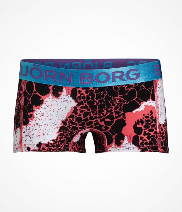 Björn Borg 2-pack BB Girls Mini Shorts Wild At Heart and Venemous Pattern