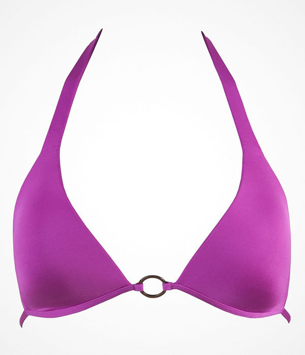 Calvin Klein Luxe Padded Halter Top Lilac