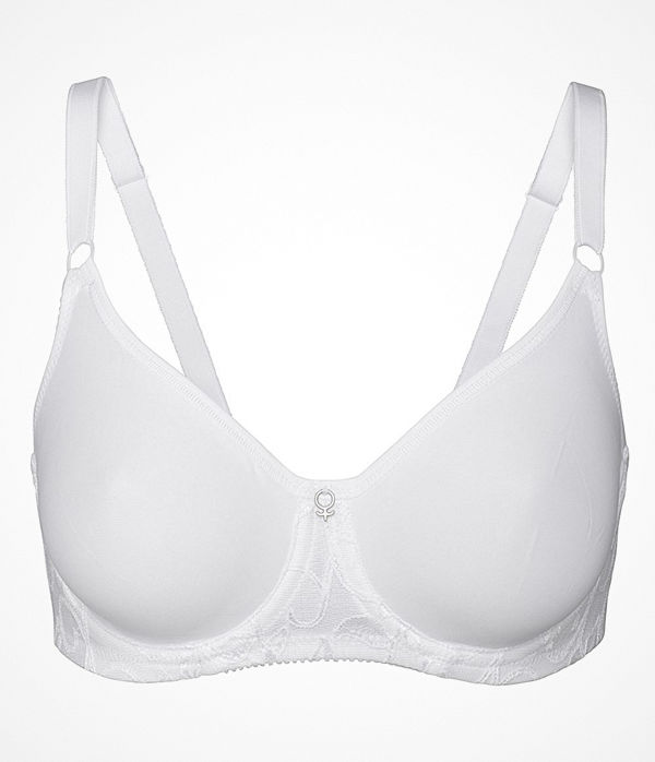 Abecita Iris Wire Bra White