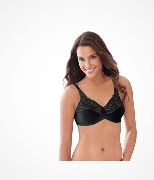 Maidenform Minimizer Lace Bra 428 Black