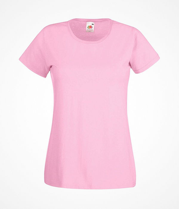 Fruit of the Loom Lady-Fit Valueweight T Lightpink