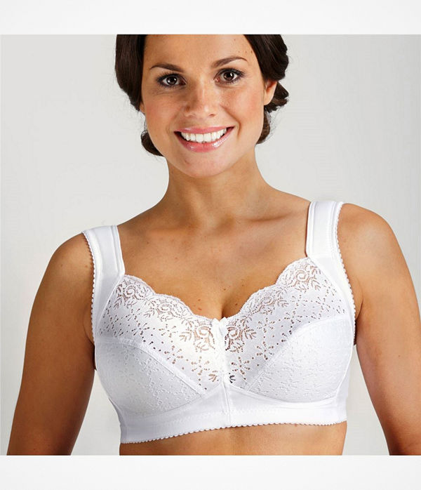 Miss Mary of Sweden Miss Mary Exclusive Cotton Bra White