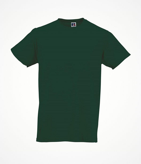 Russell Mens Slim Fit T Darkgreen