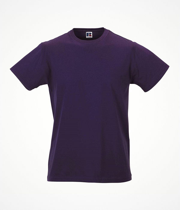 Russell Mens Slim Fit T Lilac