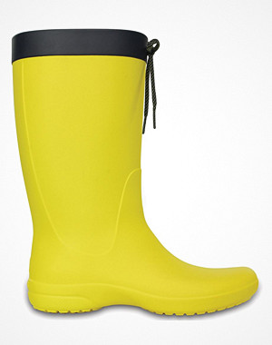 Crocs Women Freesail Rain Boot Yellow