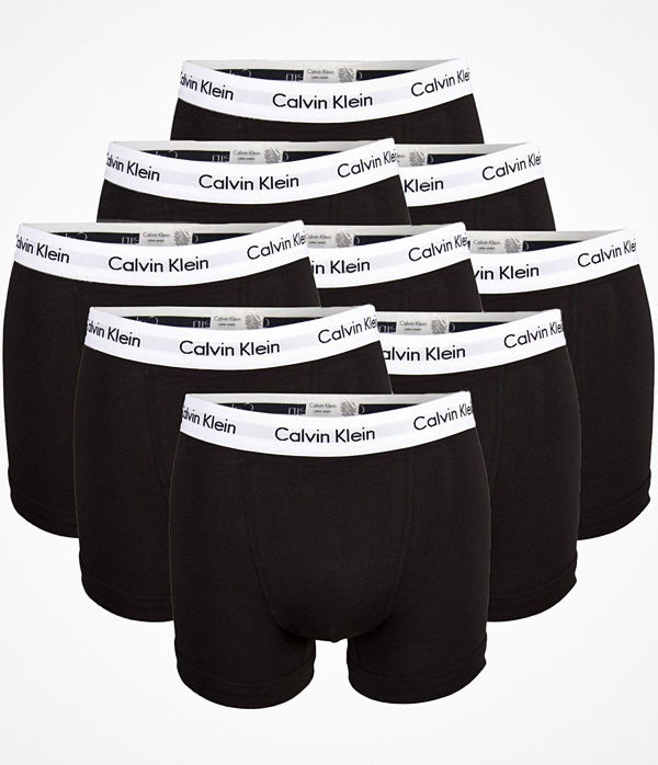 Calvin Klein 9-pack Cotton Stretch Trunks Black/White