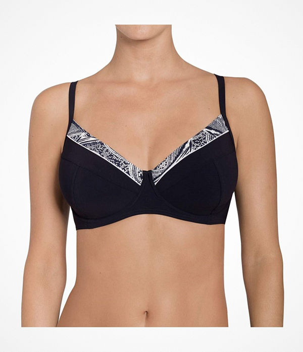 Sloggi swim Nightblue Pearls CTOW BIG Navy pattern