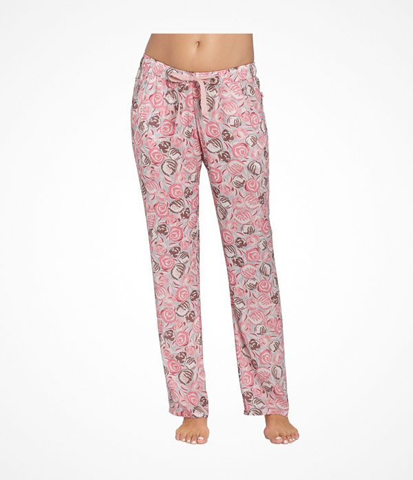 Triumph Mix and Match Trousers Viscose Pink Pattern