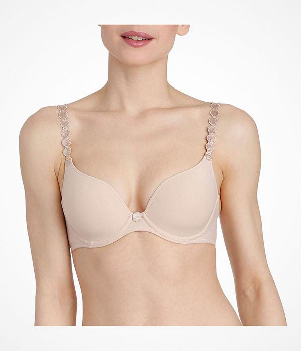Marie Jo Tom Heart Shaped Padded Bra Beige