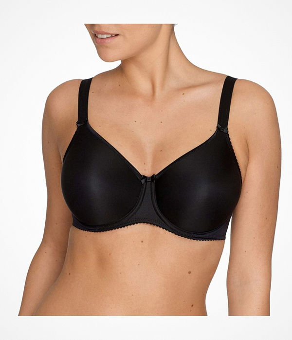 Primadonna PrimaDonna Satin Seamless Non Padded Bra Black