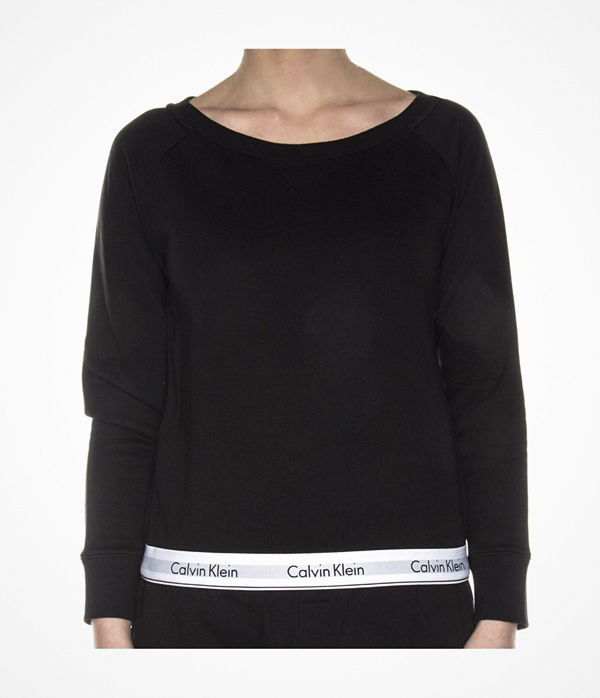 Calvin Klein Modern Cotton Top Sweatshirt Black