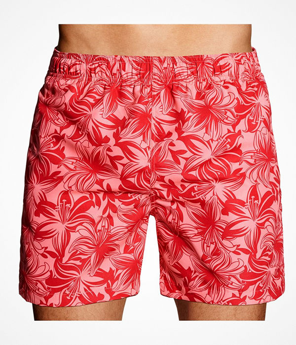 Gant Lily Swim Shorts Red Pattern-2