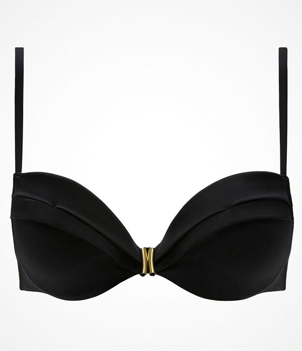 Chantelle Barbade Revealing T-shirt Bikini Bra Black