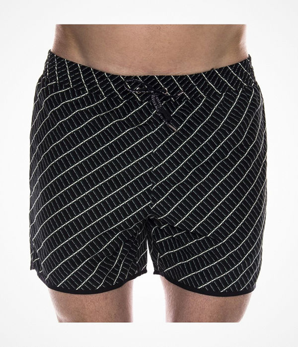 Tiger of Sweden Goole Swim Shorts Black pattern-2