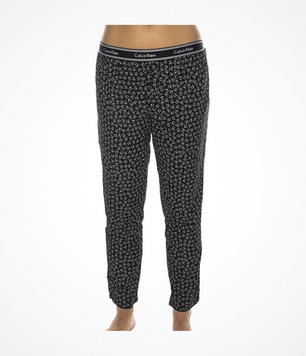 Calvin Klein Wovens Cotton Bottom Pant Black pattern-2