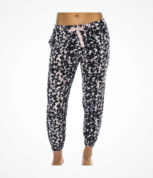 Calvin Klein Wovens Viscose Bottom Pant Jogger Pink Pattern