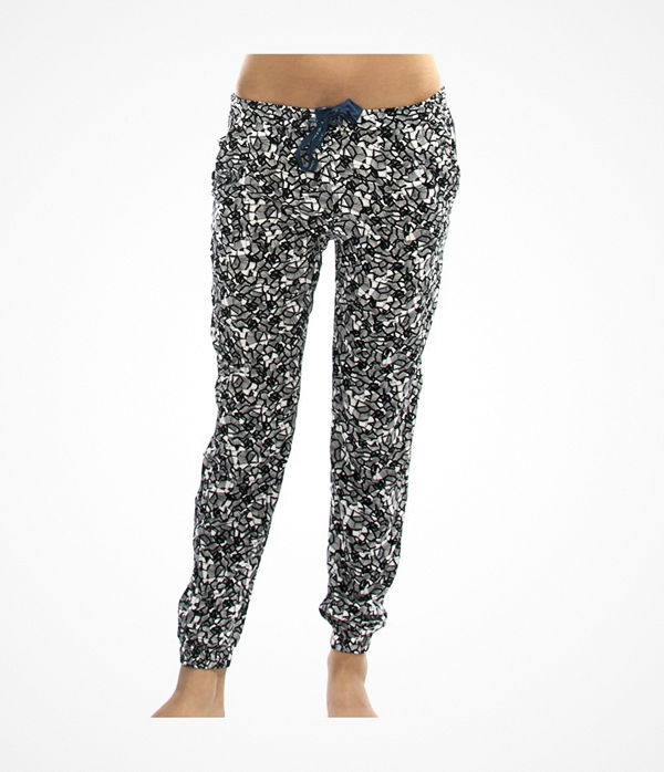 Calvin Klein Wovens Viscose Bottom Pant Jogger Black pattern-2