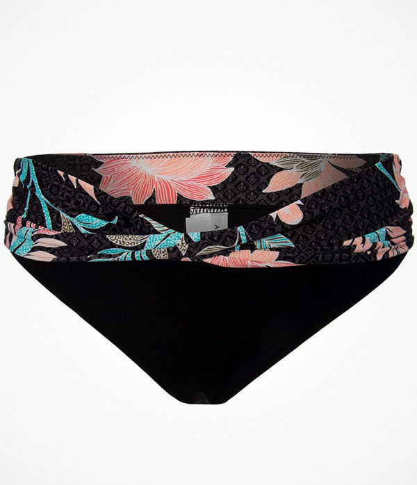 Seafolly Bali Hai Twist Band Bikini Mini Hipster Black pattern-2
