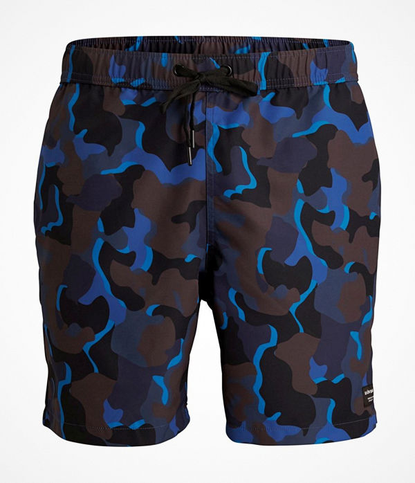 Björn Borg Sylvester Loose Swim Shorts Blue Pattern