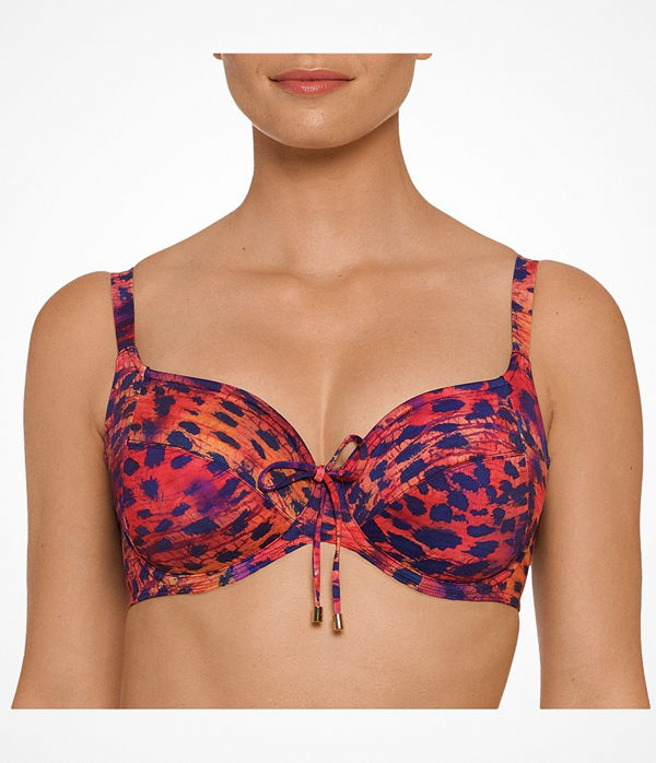 Primadonna Sunset Love Bikini Top Full Cup Wire Pattern-2