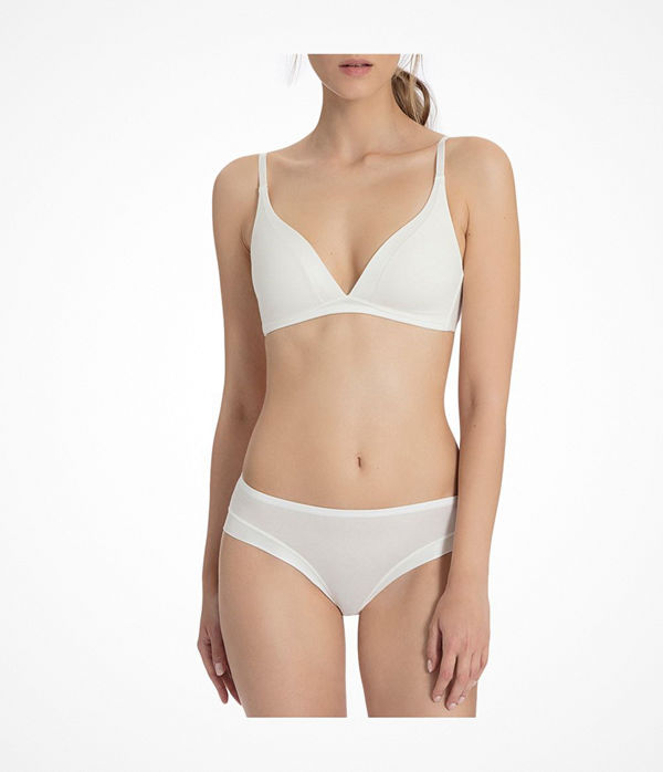 Calida Cate Regular Satin Brief Ivory