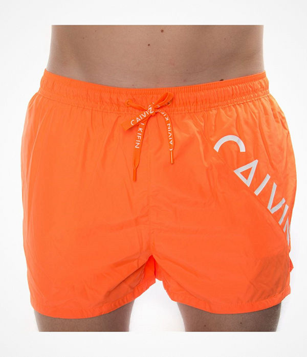 Calvin Klein Core Diagonal Logo Short Drawstring Orange