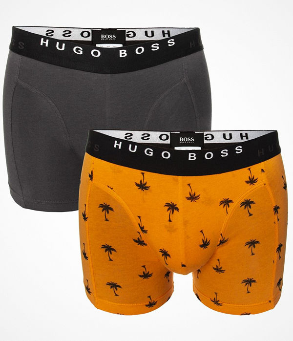 Hugo Boss 2-pack Boxer Brief Print Grey/Orange