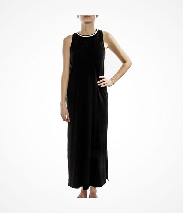 DKNY Spell It Out Maxi Chemise Black