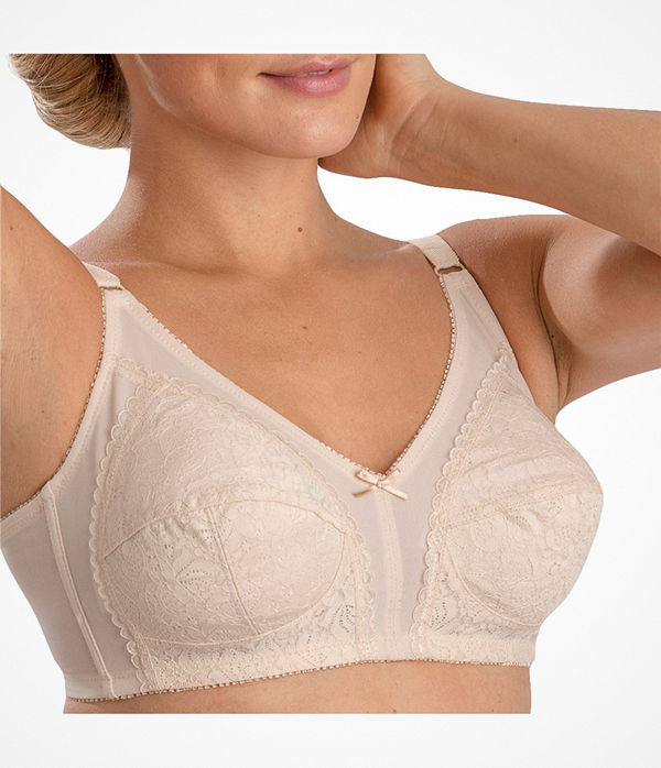 Trofé Trofe Sofia Wireless Bra Full Cup Beige