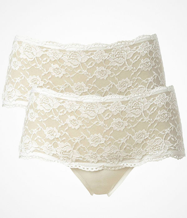 Trofé 2-pack Trofe Lace Hipster Briefs Champagne