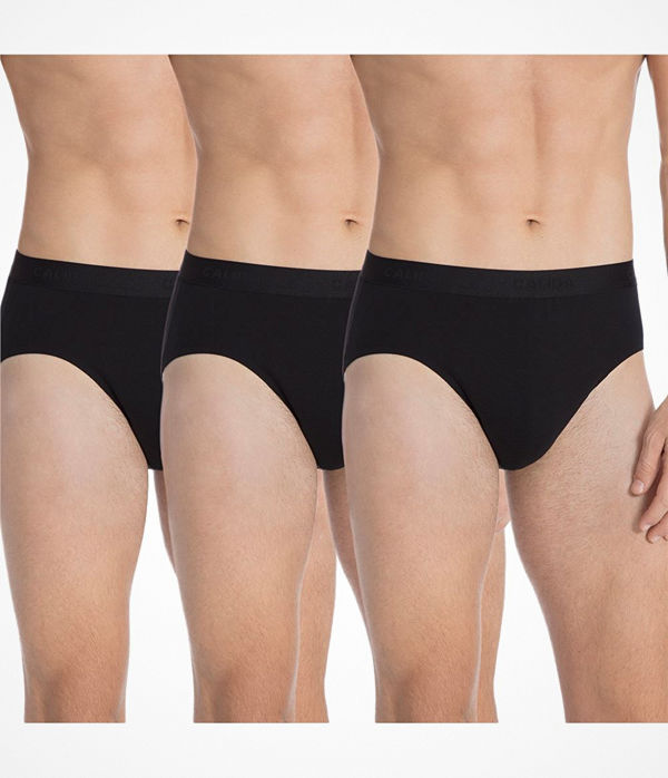 Calida 3-pack Natural Benefit Brief Black