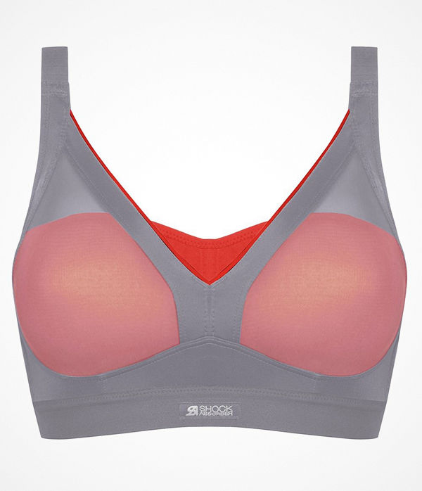 Shock Absorber Active Shaped Support Red/Grey