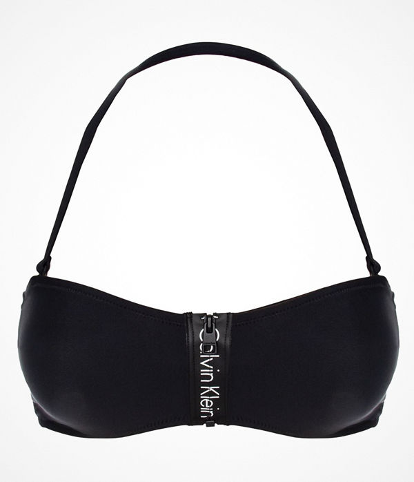 Calvin Klein Core Neo Bikini Zip Bandeau-RP Black