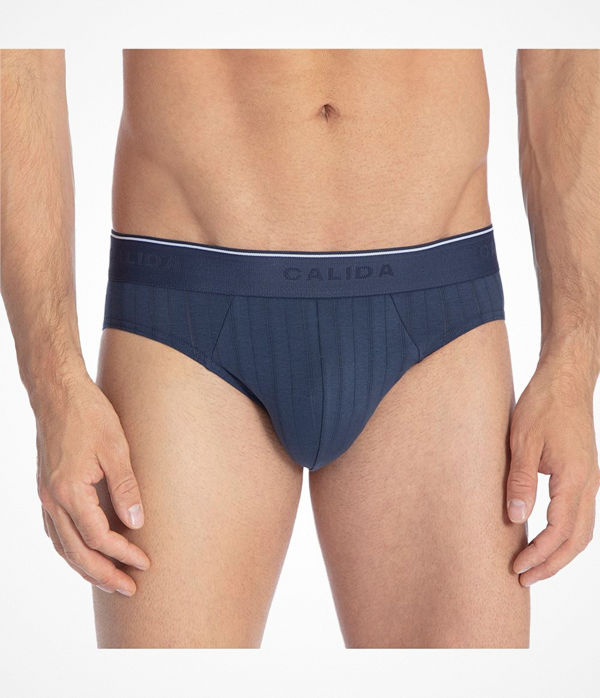 Calida Pure and Style Mini Brief Indigo blue