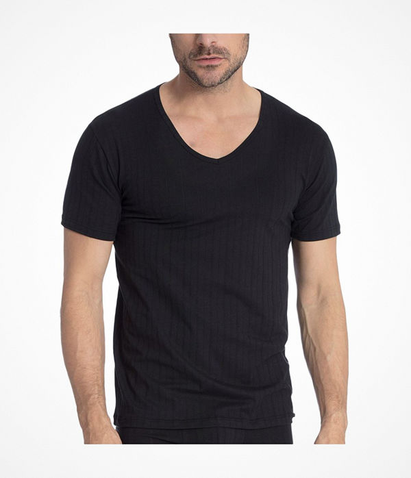 Calida Pure and Style V-shirt Black