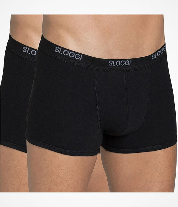 Sloggi 2-pack For Men Basic Short Black