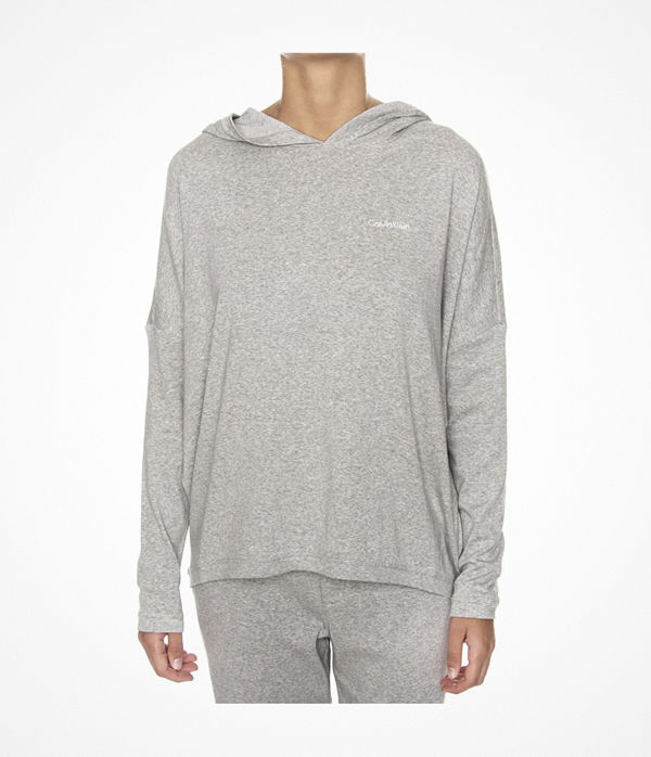 Calvin Klein Form LS Hoodie Grey