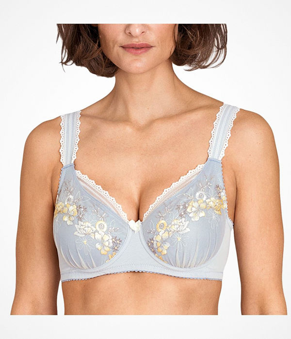 Miss Mary of Sweden Miss Mary Floral Sun Underwire Bra Blue