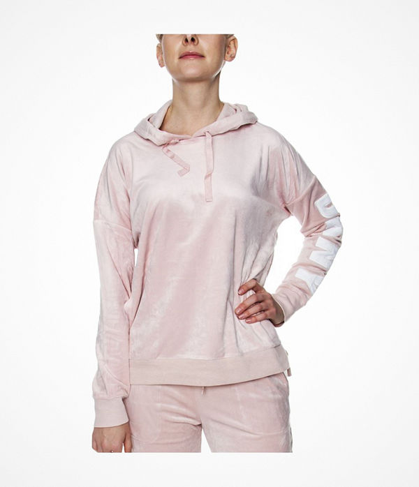 DKNY Modern Generation LS Top With Hood Lightpink