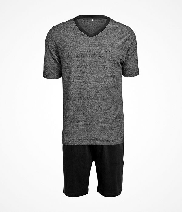 JBS Kortärmad Pyjamas 131 Grey