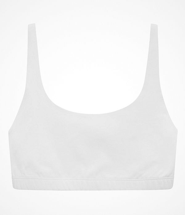 Bread and Boxers Soft Bra White