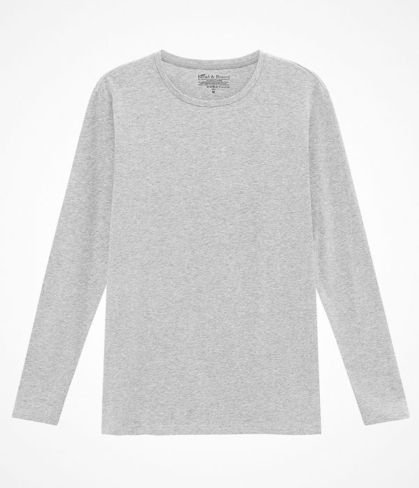 Bread and Boxers Long Sleeve Crew Neck Navy-2