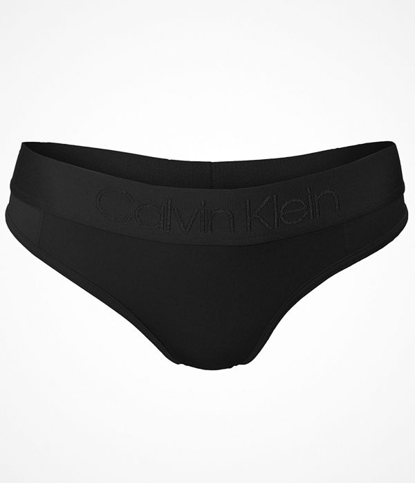 Calvin Klein Tonal Logo Thong Black