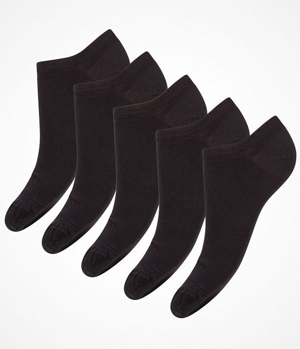 Decoy 5-pack Basic Sneaker Socks Black