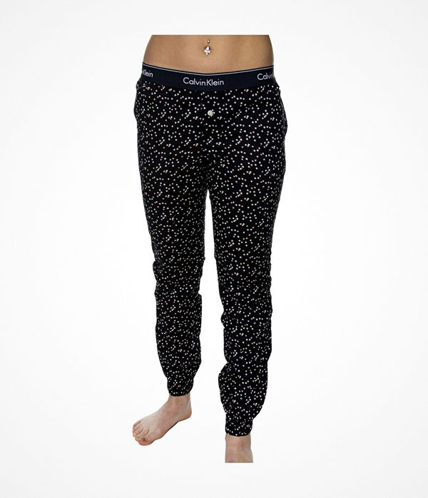Calvin Klein Wovens Cotton Jogger Blue Pattern