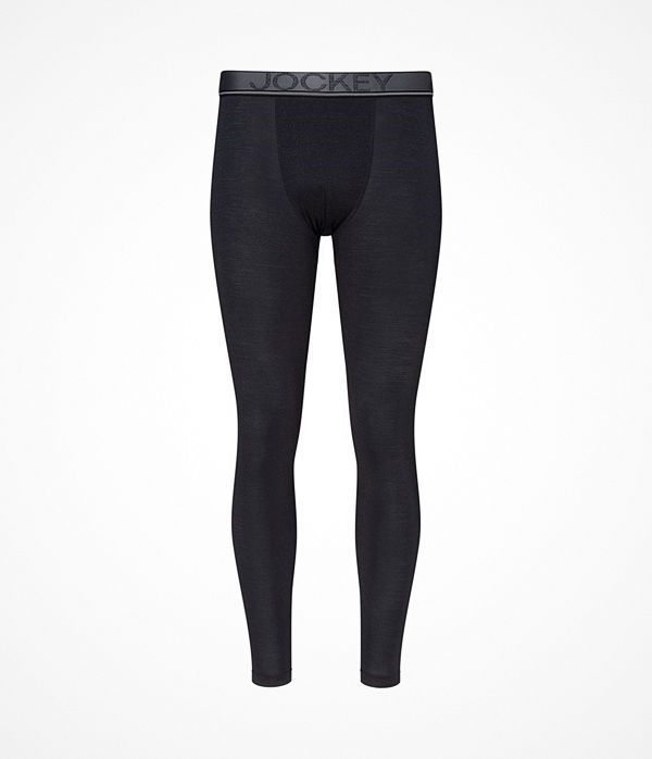 Jockey Wool Long Pants Black