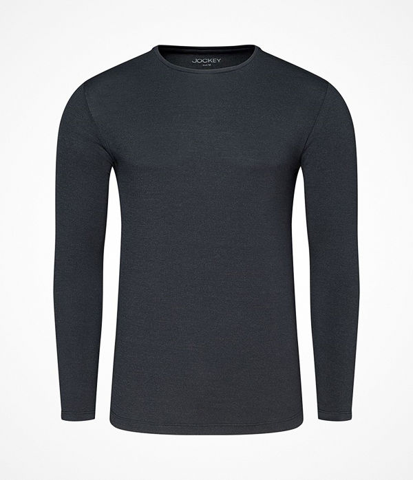 Jockey Wool Longsleeve Shirt 3XL Black