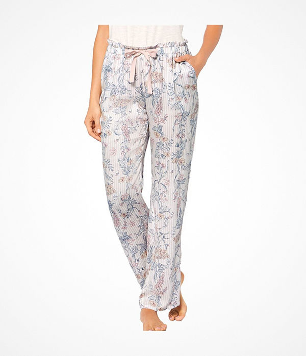 Triumph Lounge Me Natural Mix and Match Trousers White Pattern-2
