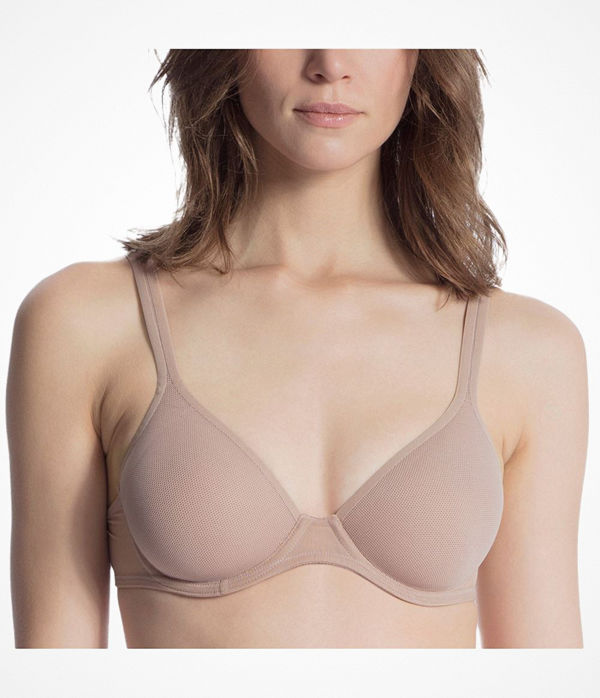 Calida Feminine Air T-shirt Bra Light brown